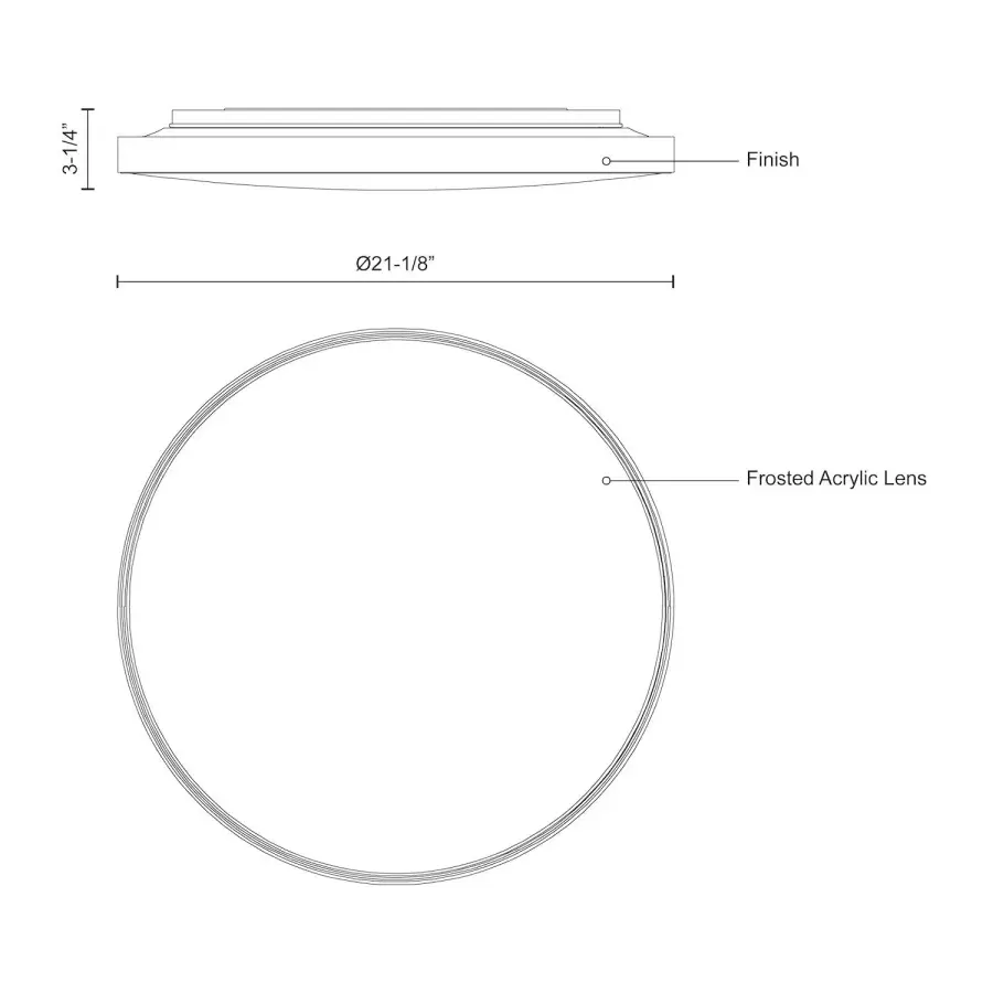 Brunswick 22-Inch Flush Mount - Image 8