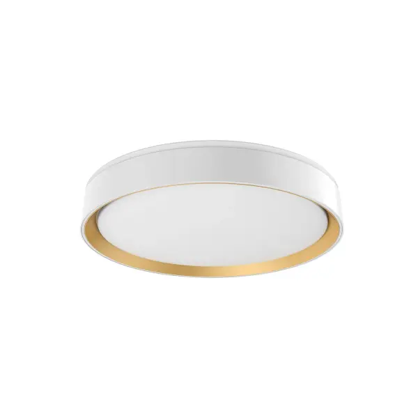 Modern Flush Mount with Selectable Color Temperature & Uplight Feature - Image 6