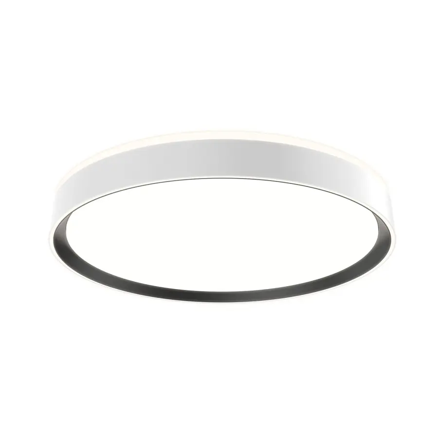 Modern Flush Mount with Selectable Color Temperature & Decorative Uplighting - Image 8