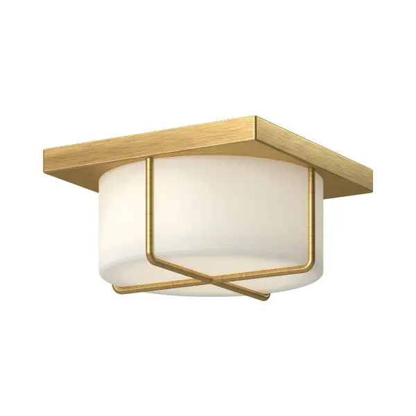 Regalo 10-Inch Flush Mount in Brushed Gold - Image 5
