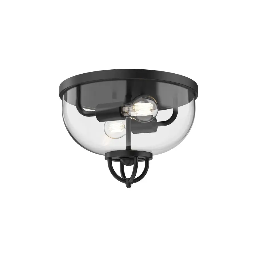 Lancaster 13-Inch Flush Mount in Aged Gold - Image 1