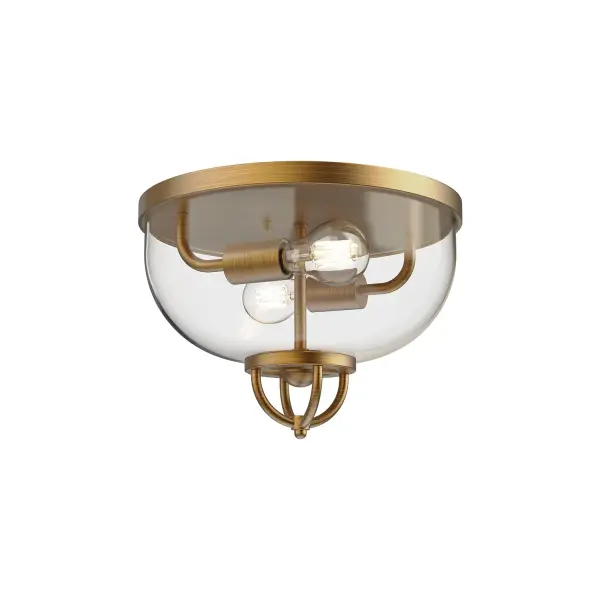 Lancaster 13-Inch Flush Mount in Aged Gold - Image 6