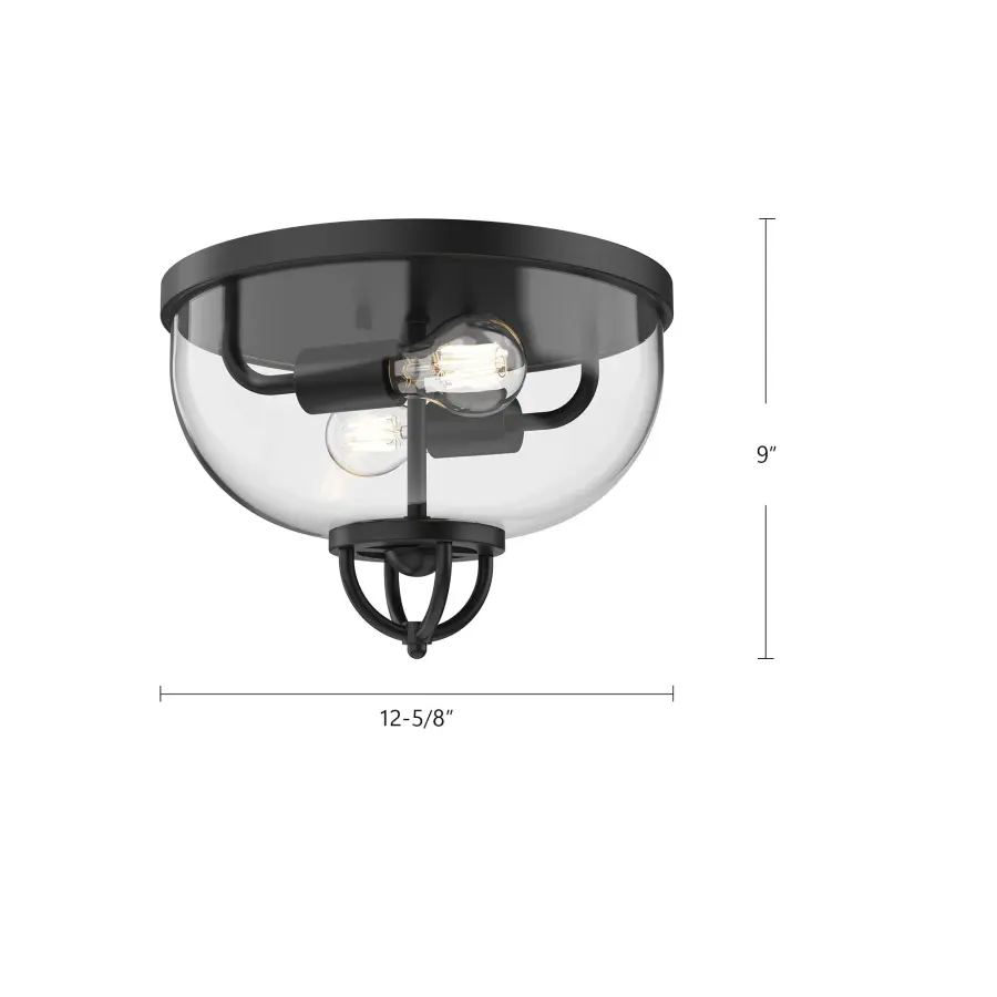 Lancaster 13-Inch Flush Mount in Aged Gold - Image 7