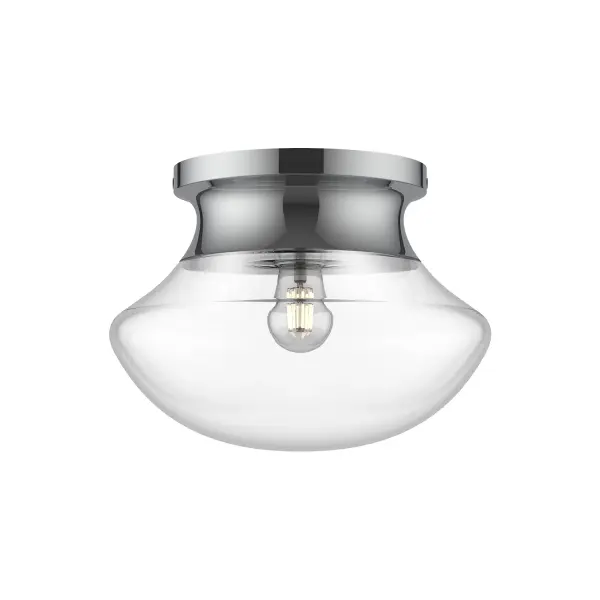Marcel 11-Inch Flush Mount in Aged Gold - Image 5