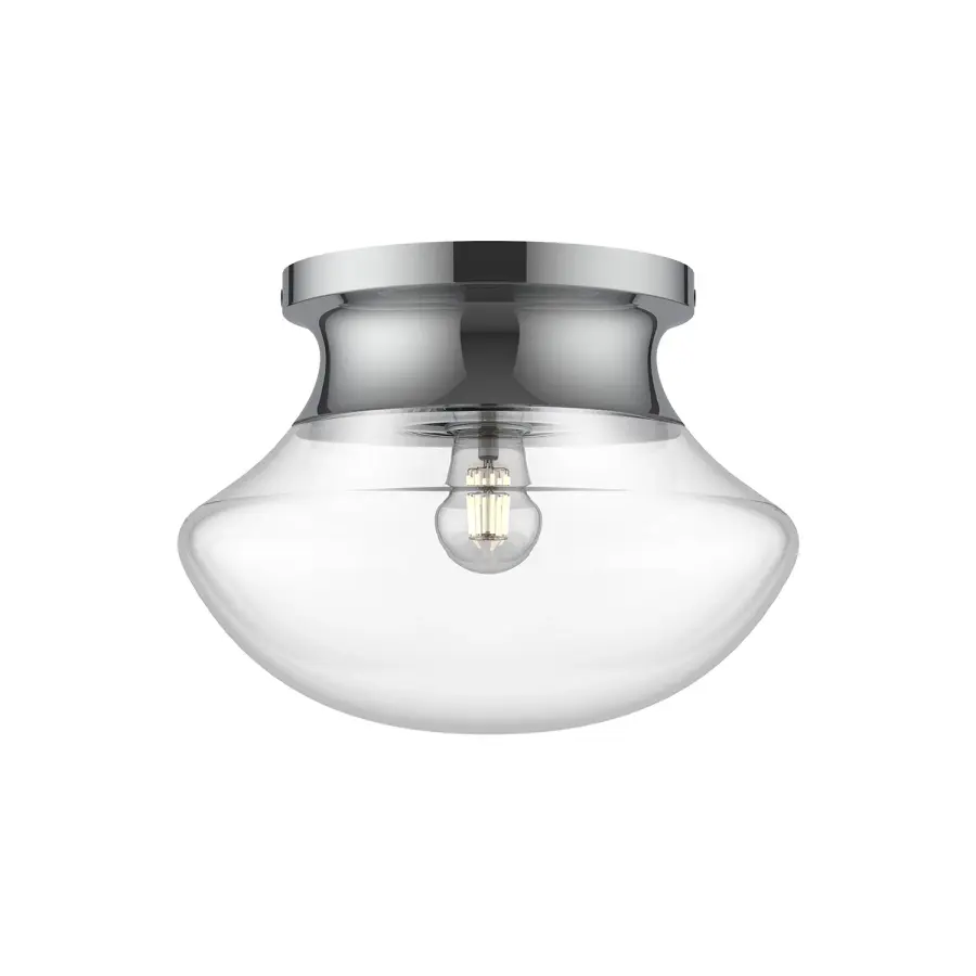 Marcel 11-Inch Flush Mount in Aged Gold - Image 5
