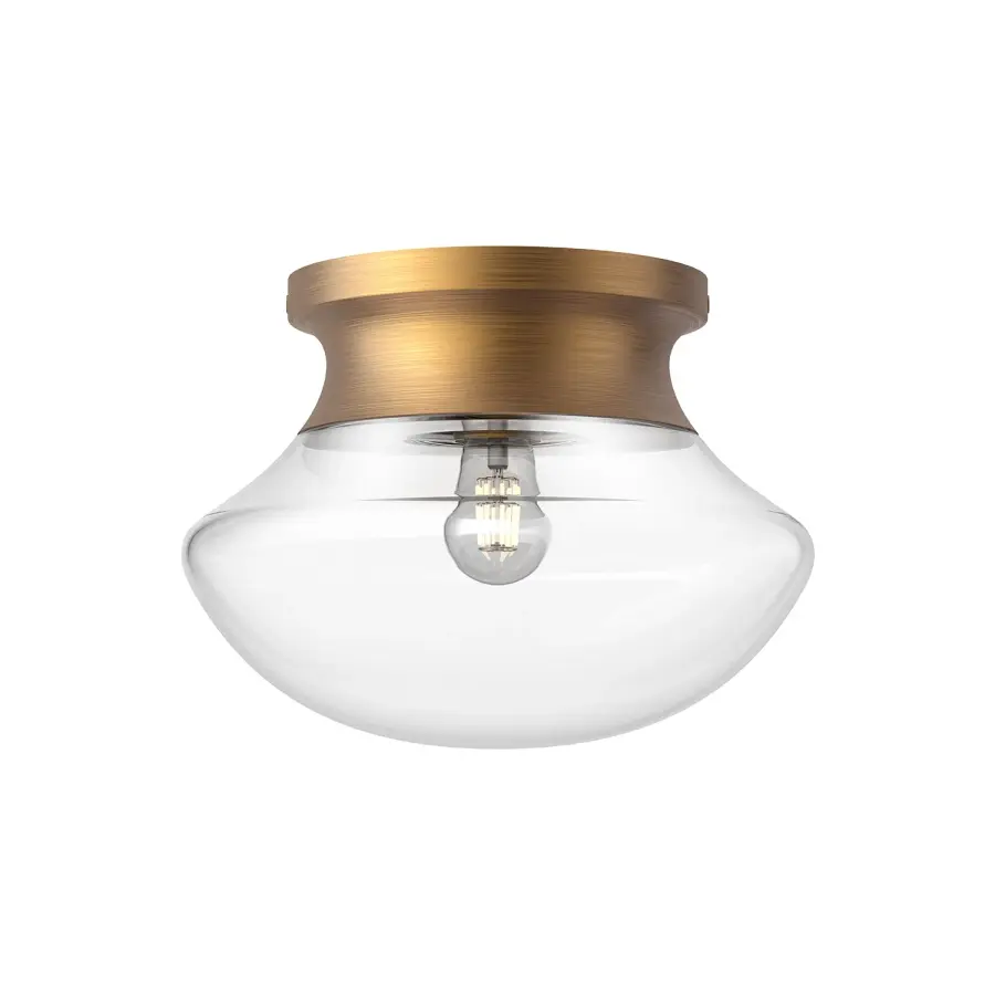 Marcel 11-Inch Flush Mount in Aged Gold - Image 6