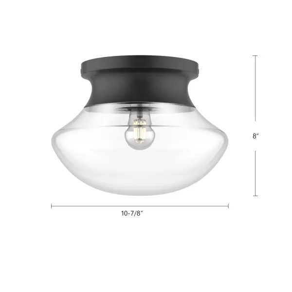 Marcel 11-Inch Flush Mount in Aged Gold - Image 7