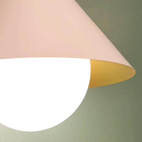 Remy 14-Inch Flush Mount in White with Opal Glass - Image 7