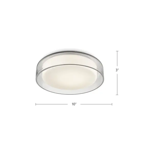 Aston 10" Flush Mount - Image 3