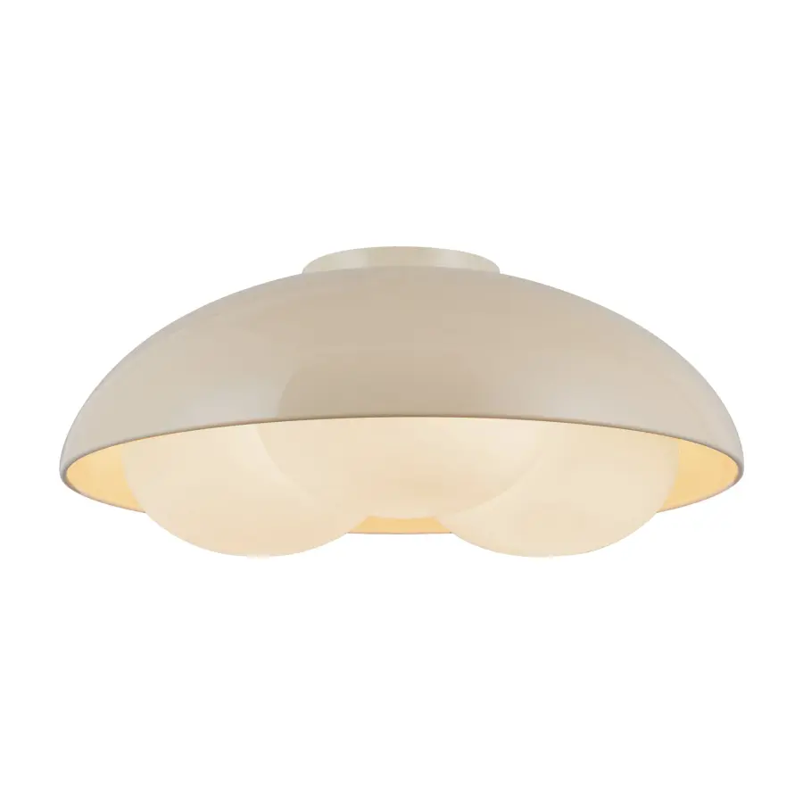 Nature-Inspired Flush Mount with Warm, Diffused Lighting - Image 12