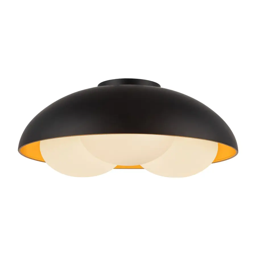Nature-Inspired Flush Mount with Warm, Diffused Lighting - Image 17