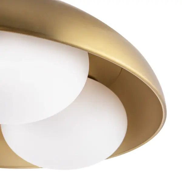 Nature-Inspired Flush Mount with Warm, Diffused Lighting - Image 6