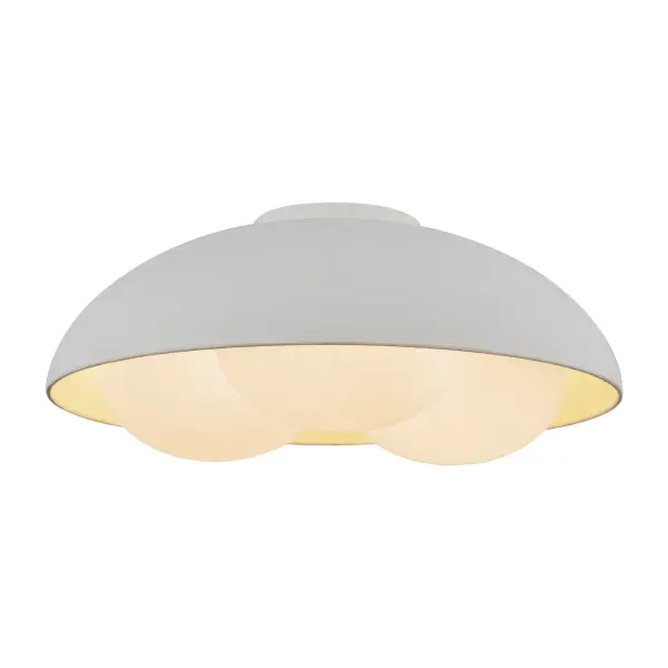 Nature-Inspired Flush Mount with Warm, Diffused Lighting - Image 7