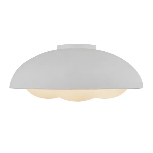 Nature-Inspired Flush Mount with Warm, Diffused Lighting - Image 8