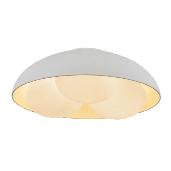 Nature-Inspired Flush Mount with Warm, Diffused Lighting - Image 9