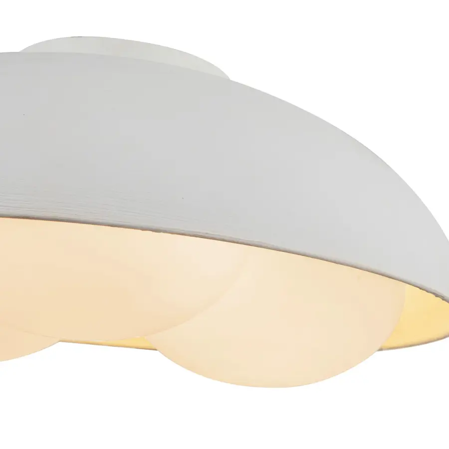 Nature-Inspired Flush Mount with Warm, Diffused Lighting - Image 10
