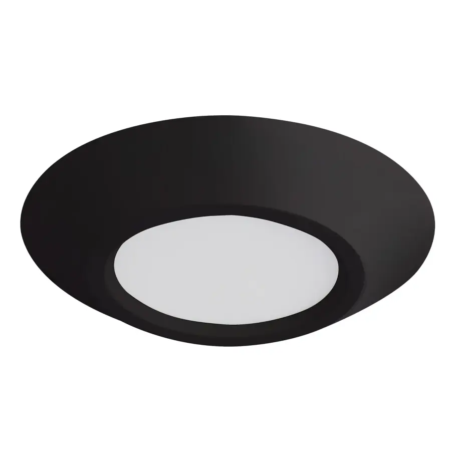 Weylo 6-Inch Flush Mount in Black - Image 2