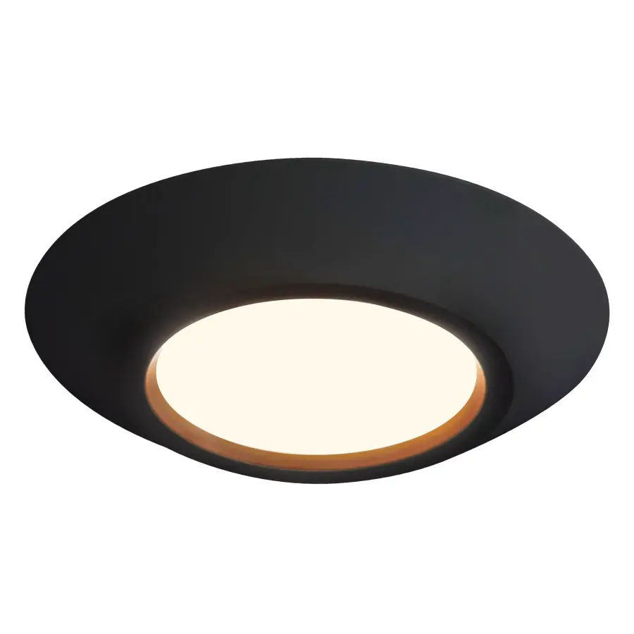 Weylo 6-Inch Flush Mount in Black - Image 3