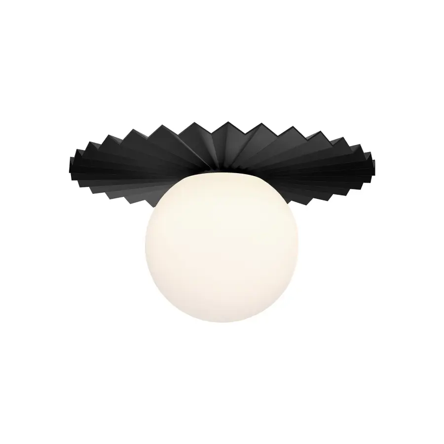 Plume 12-Inch Flush Mount in Brushed Gold - Image 1