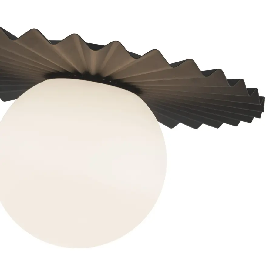 Plume 12-Inch Flush Mount in Brushed Gold - Image 11