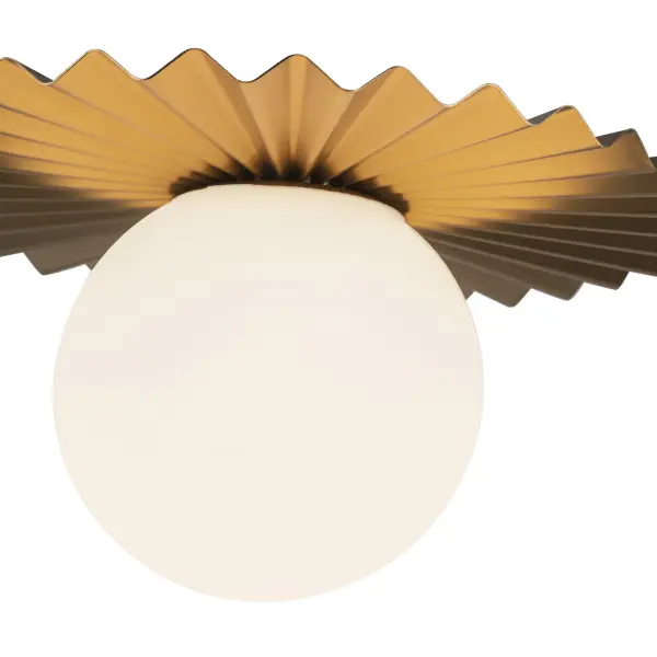 Plume 12-Inch Flush Mount in Brushed Gold - Image 16