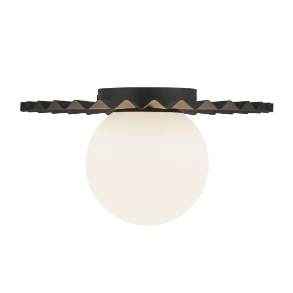 Plume 12-Inch Flush Mount in Brushed Gold - Image 8