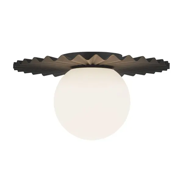 Plume 12-Inch Flush Mount in Brushed Gold - Image 9