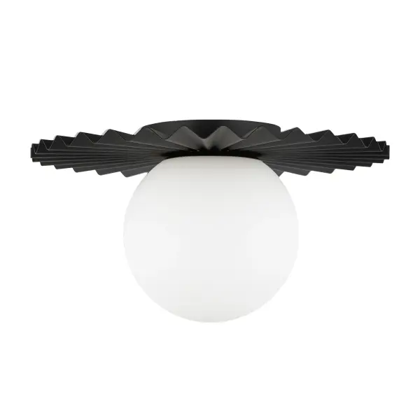 Plume 12-Inch Flush Mount in Brushed Gold - Image 10