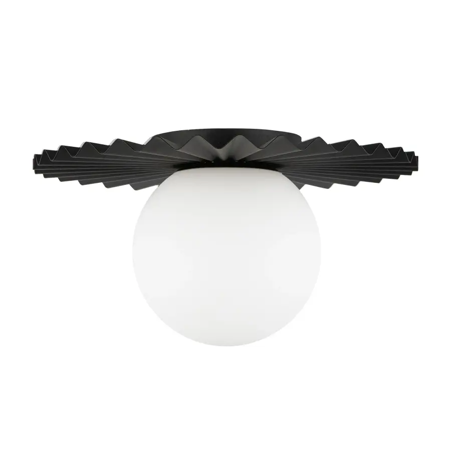 Plume 12-Inch Flush Mount in Brushed Gold - Image 10