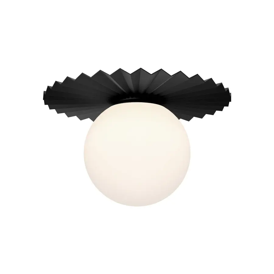 Plume 14-Inch Flush Mount in Brushed Gold - Image 12