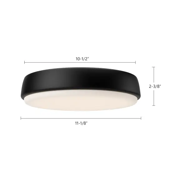 Laval 11-Inch Flush Mount in Aged Gold - Image 7