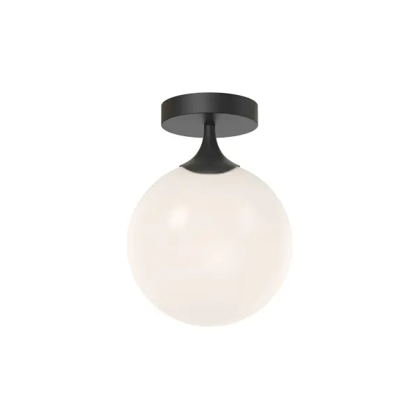 Nouveau 8-Inch Flush Mount in Aged Gold - Image 4