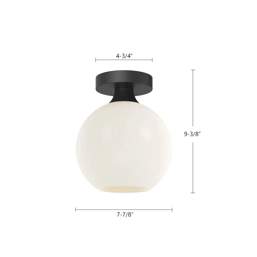 Castilla 8-Inch Flush Mount in Aged Gold with Clear Glass - Image 11
