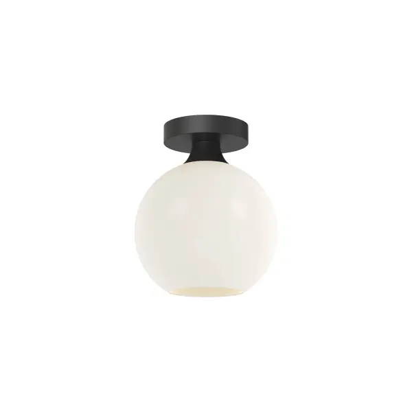 Castilla 8-Inch Flush Mount in Aged Gold with Clear Glass - Image 8