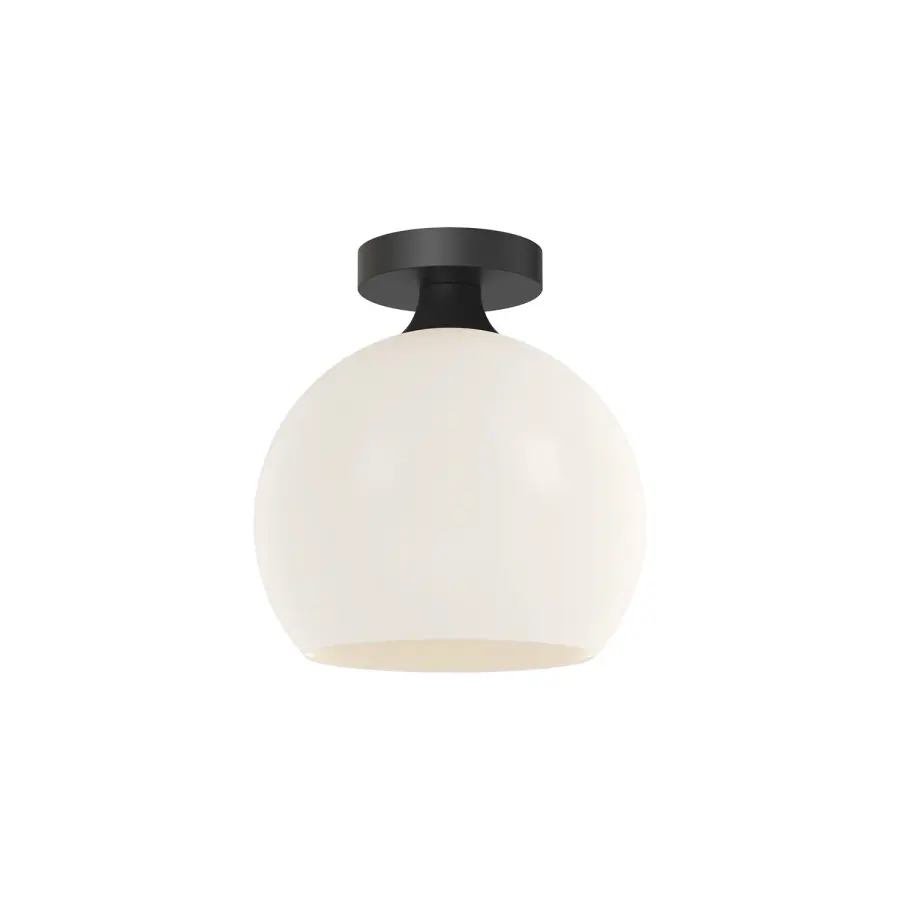Castilla 10-Inch Flush Mount in Aged Gold with Clear Glass - Image 1