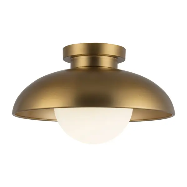 Rubio 12-Inch Flush Mount in Matte Black - Image 2