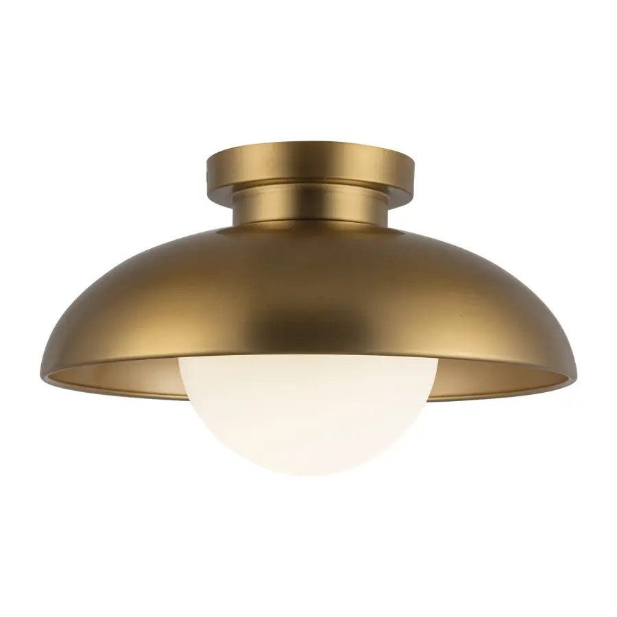 Rubio 12-Inch Flush Mount in Matte Black - Image 2