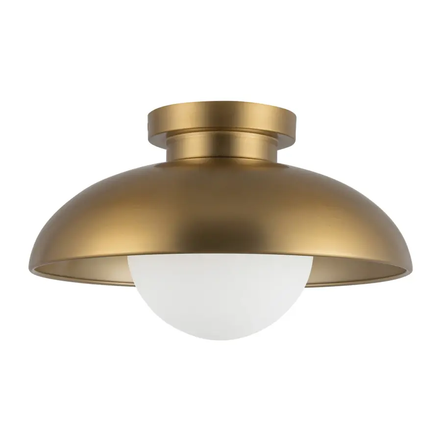 Rubio 12-Inch Flush Mount in Matte Black - Image 3