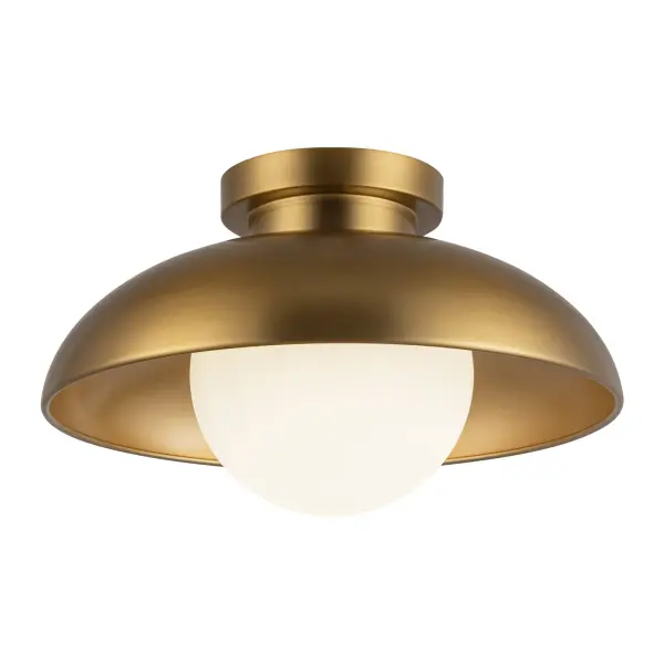 Rubio 12-Inch Flush Mount in Matte Black - Image 4