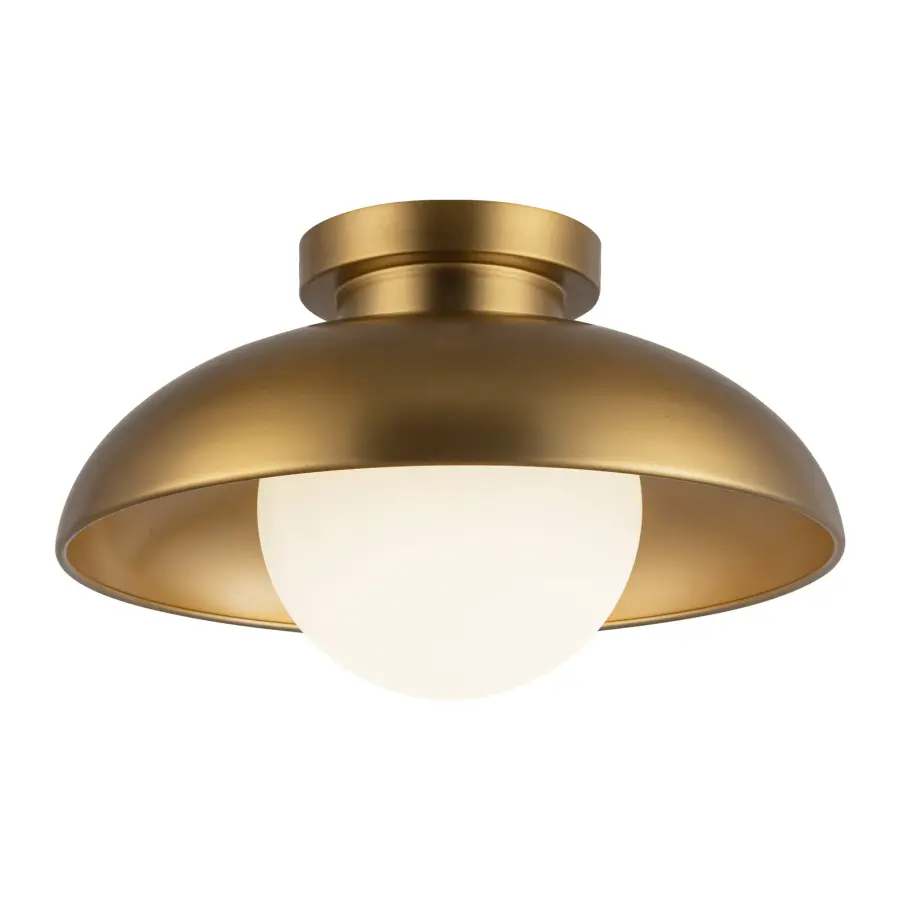 Rubio 12-Inch Flush Mount in Matte Black - Image 4