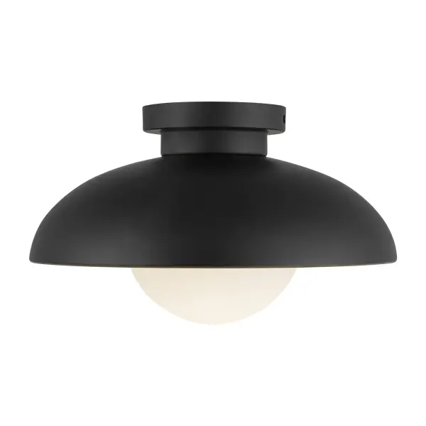 Rubio 12-Inch Flush Mount in Matte Black - Image 6