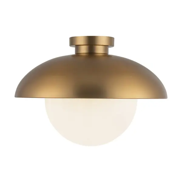 Rubio 16-Inch Flush Mount in Matte Black - Image 1