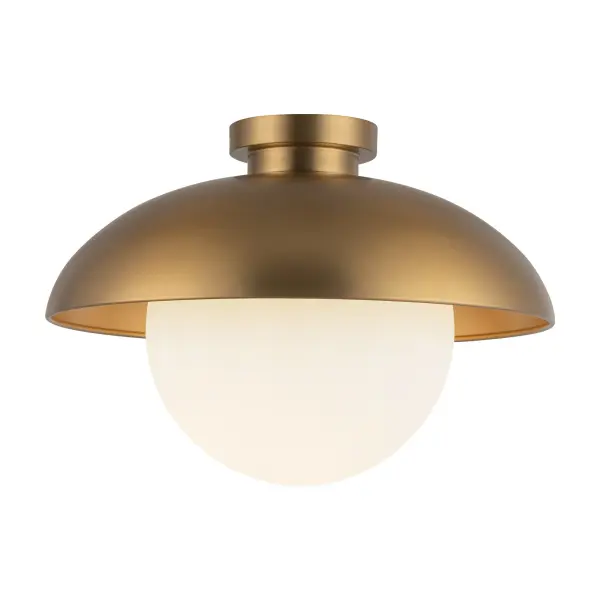 Rubio 16-Inch Flush Mount in Matte Black - Image 2