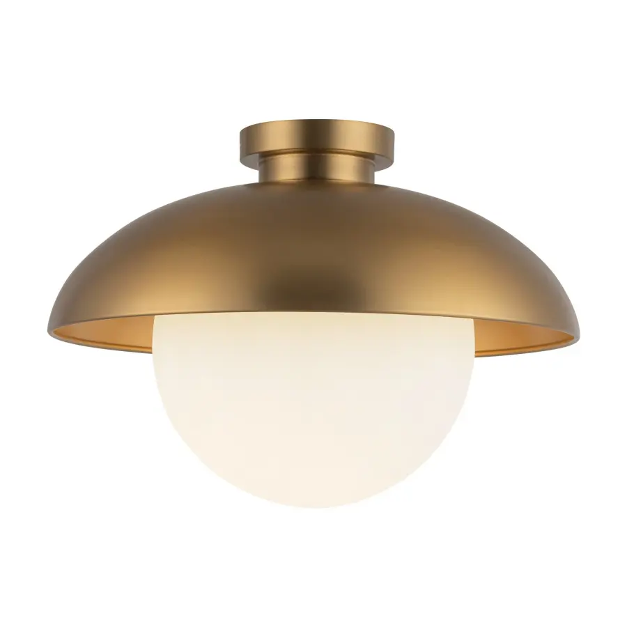 Rubio 16-Inch Flush Mount in Matte Black - Image 2