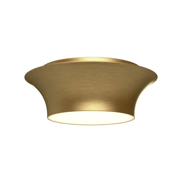 Emiko 13-Inch Flush Mount in Brushed Gold - Image 1