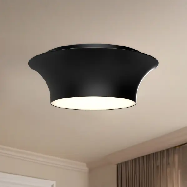 Emiko 13-Inch Flush Mount in Brushed Gold - Image 3