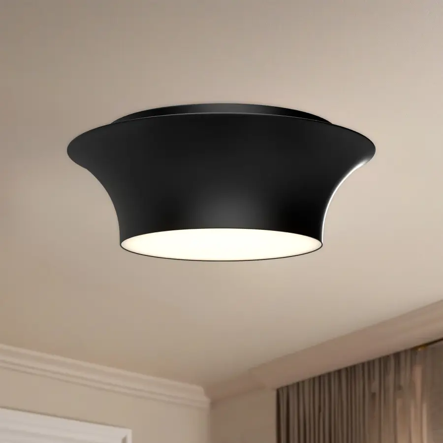Emiko 13-Inch Flush Mount in Brushed Gold - Image 3