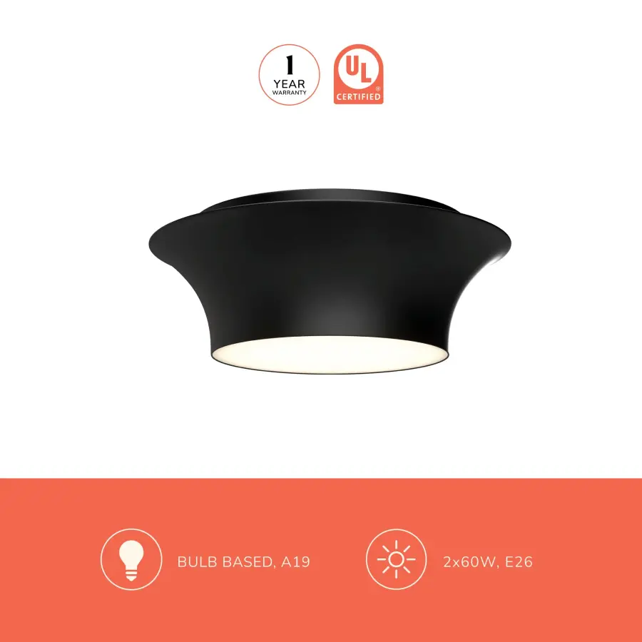 Emiko 13-Inch Flush Mount in Brushed Gold - Image 6