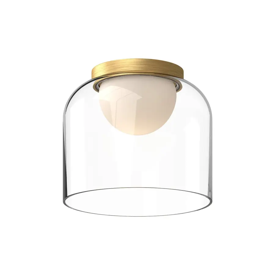 Cedar 8-Inch Flush Mount in Matte Black - Image 3