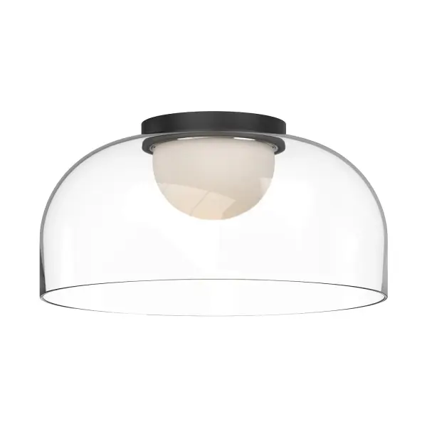 Cedar 12-Inch Flush Mount in Brushed Gold - Image 1